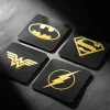 DC Comics Logos Onderzetters Set van 4