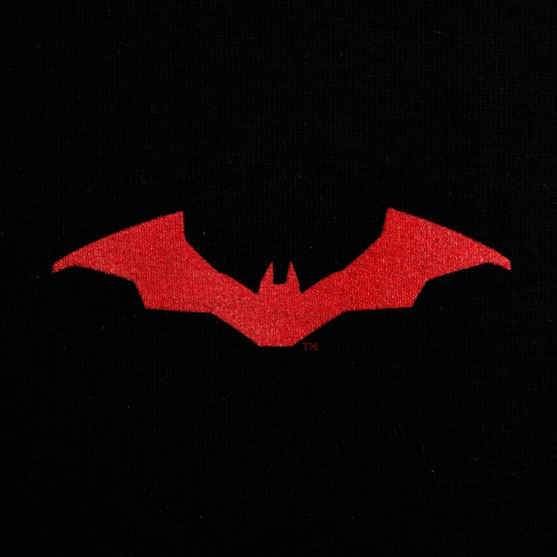 De Batman Logo Hoodie zwart-rood