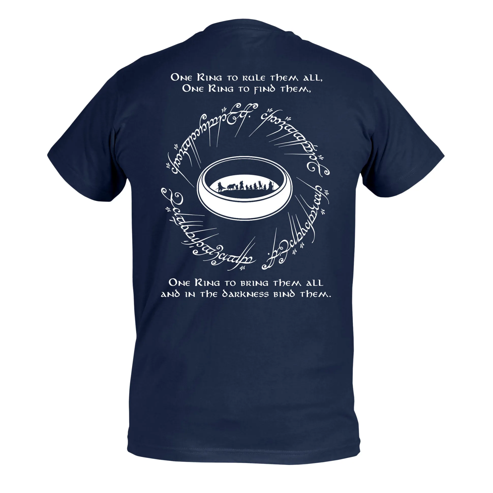 De Ene Ring T-shirt blauw - The Lord of the Rings