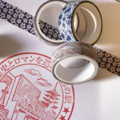 De Grote Golf van Kanagawa - Katsushika Hokusai Washi Tapes 4-delige Set