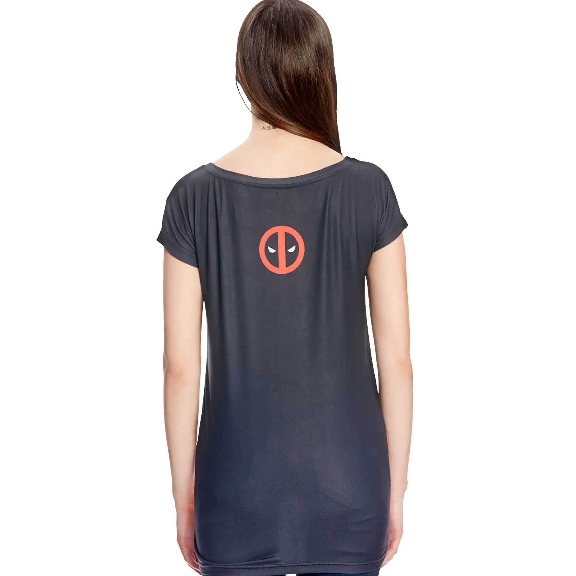 Deadpool - Chimichanga Meisjes Shirt Losse Pasvorm Zwart