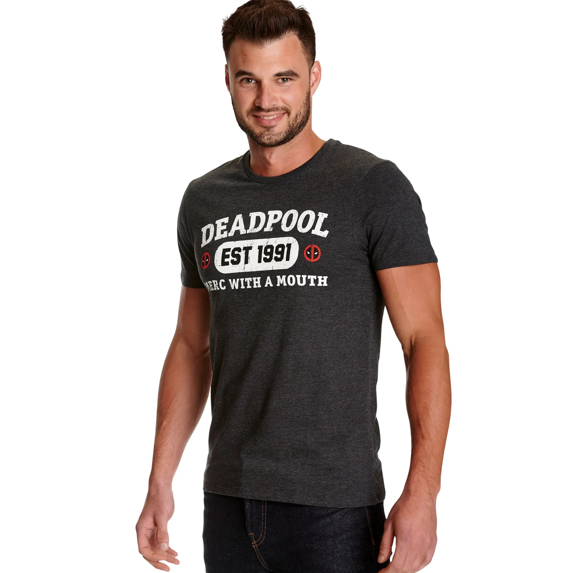Deadpool - Est 1991 T-Shirt grijs