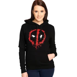 Deadpool - Logo Hoodie Dames Zwart