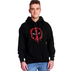 Deadpool - Logo Hoodie Zwart