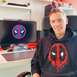 Deadpool - Logo Hoodie Zwart