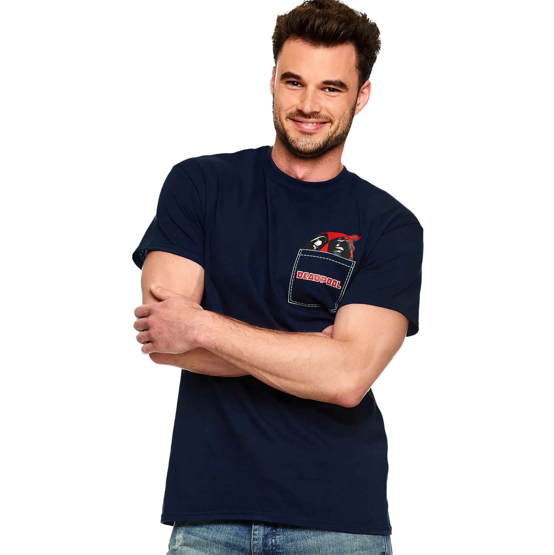Deadpool - Pocket T-shirt blauw