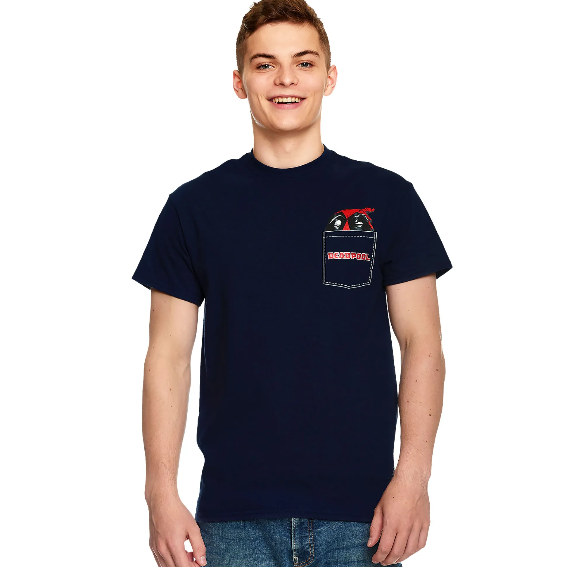 Deadpool - Pocket T-shirt blauw