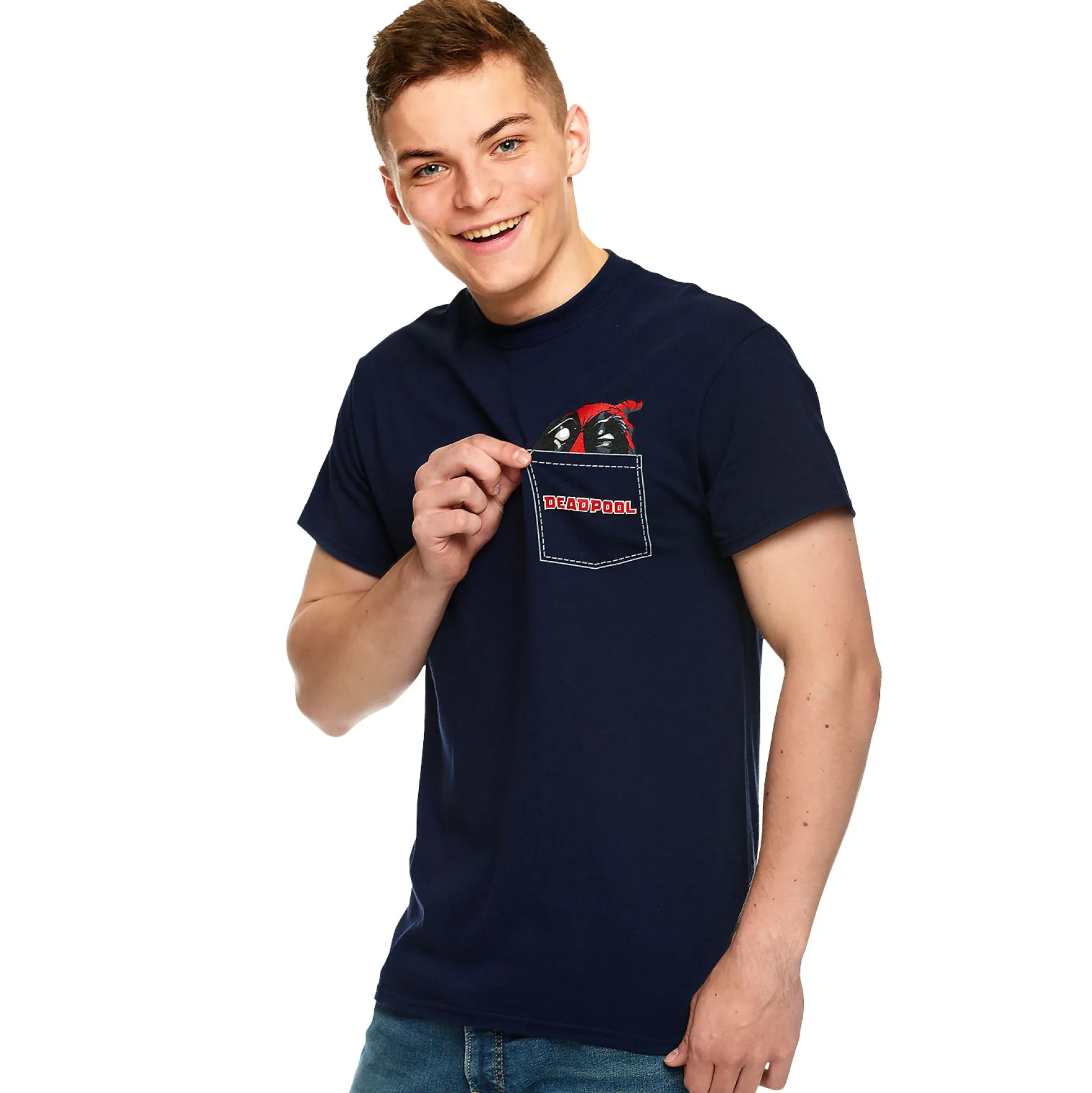 Deadpool - Pocket T-shirt blauw