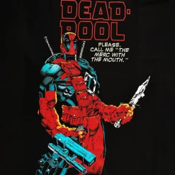 Deadpool - The Merc With The Mouth Oversize T-Shirt Zwart