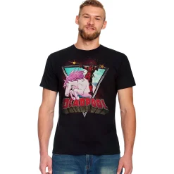 Deadpool - Unicorn Ride T-shirt zwart