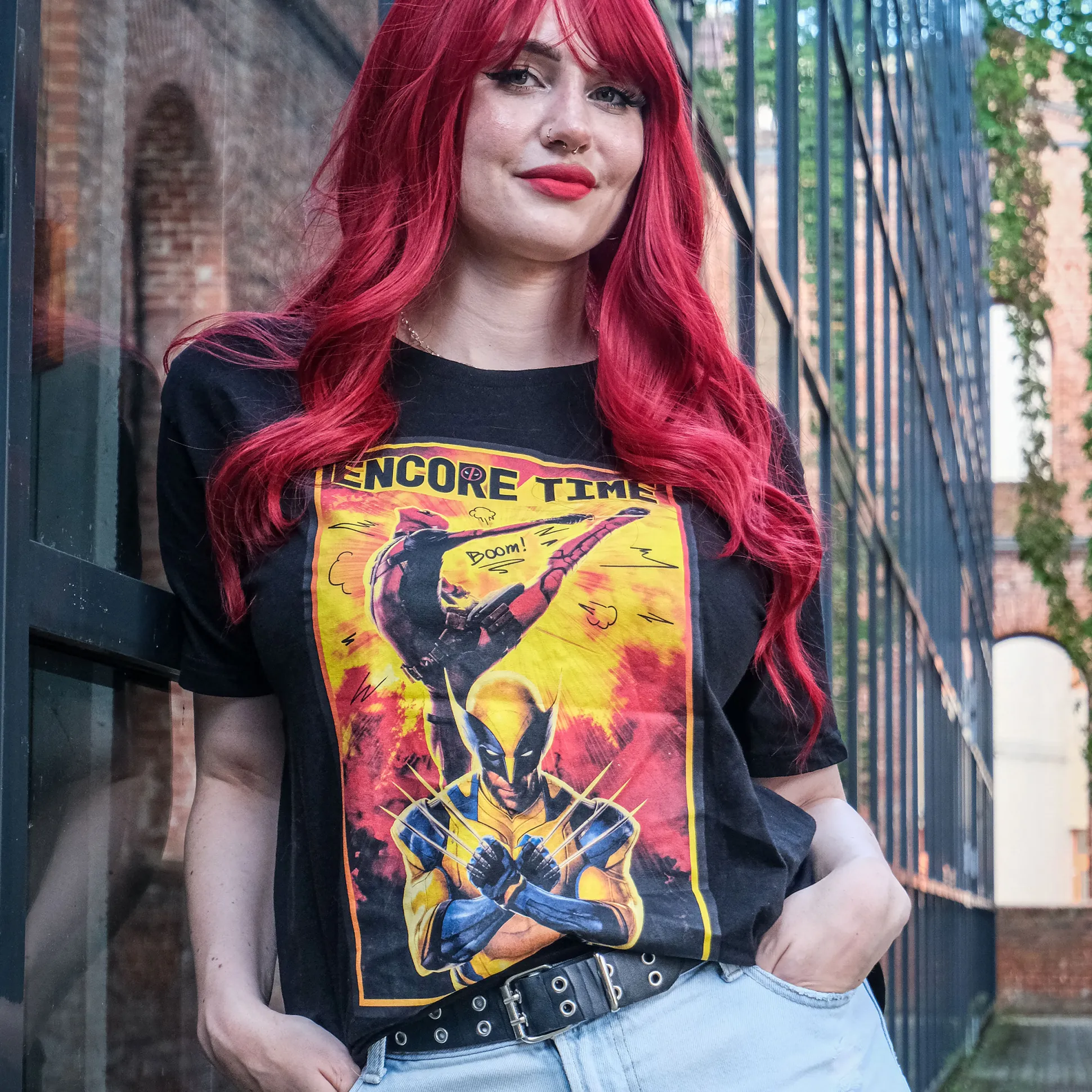 Deadpool en Wolverine - Encore Time T-Shirt zwart
