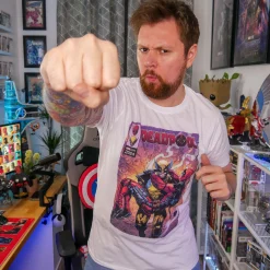 Deadpool en Wolverine Best Bubs Comics T-shirt wit