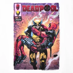 Deadpool en Wolverine Best Bubs Comics T-shirt wit