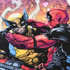 Deadpool en Wolverine Best Bubs Comics T-shirt wit