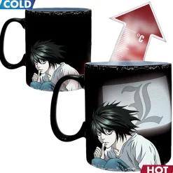 Death Note - Light Yagami & L Lawliet Thermisch Effect Mok