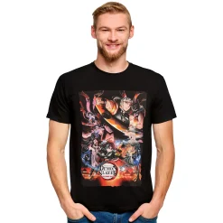 Demon Slayer - Personages T-Shirt zwart