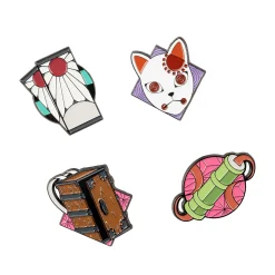 Demon Slayer - Pinset met symbolen (4-delig)