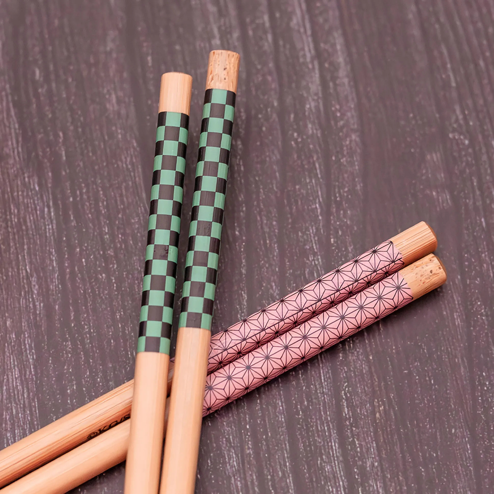 Demon Slayer - Tanjiro en Nezuko Kamado Eetstokjes Set van 2