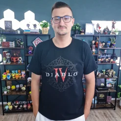 Diablo IV - Hexagram Logo T-Shirt Zwart