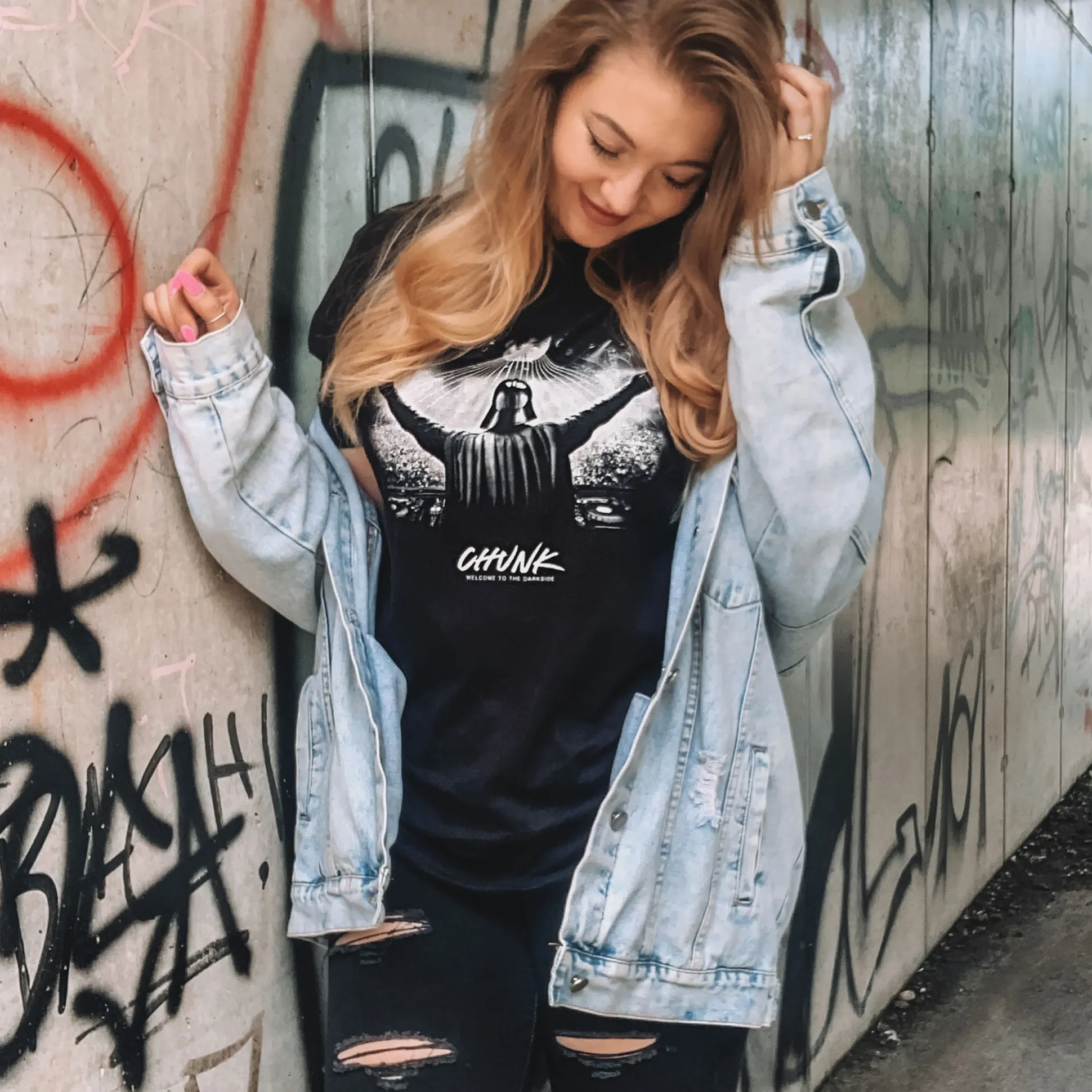 DJ Dark Lord T-shirt voor Star Wars fans zwart