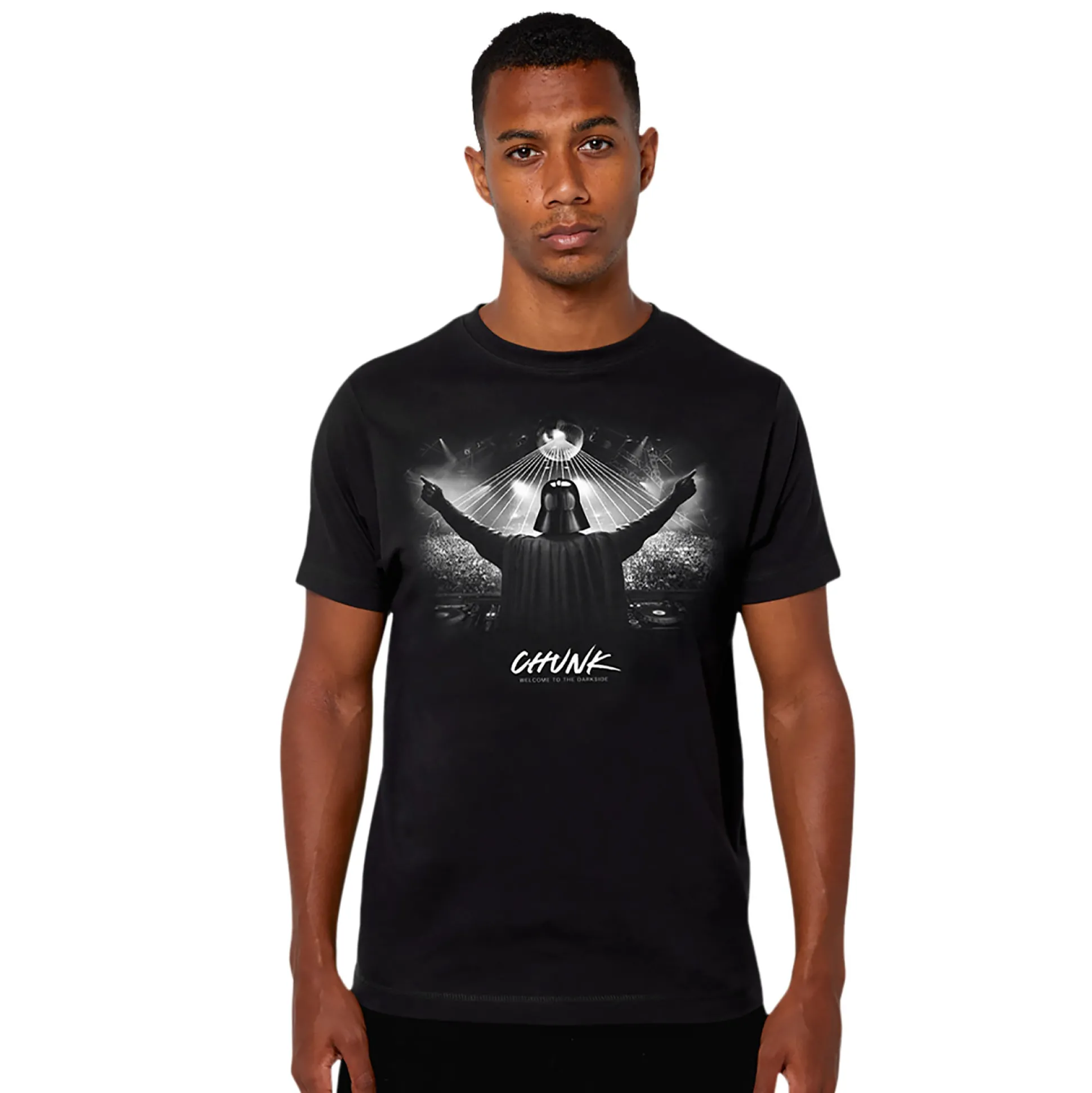 DJ Dark Lord T-shirt voor Star Wars fans zwart