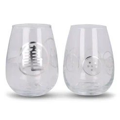 Dragon Ball - Dragon Balls & Kame-symbool glazen set van 2