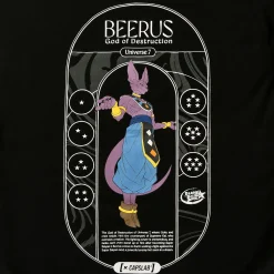 Dragon Ball Super - Beerus God of Destruction T-Shirt zwart