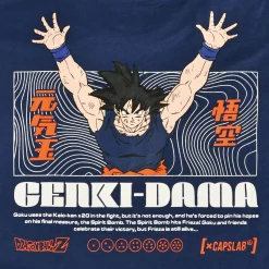 Dragon Ball Super - Genki Dama T-shirt blauw