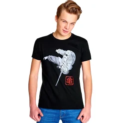 Dragon Ball Z - Muten Roshi Kick T-Shirt Zwart