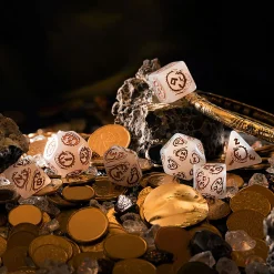 Dragons - Quartz RPG Dobbelset 7-delig