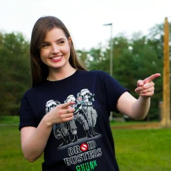 Droidbusters T-shirt voor Star Wars Fans blauw