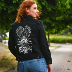 Dumbledore Wapen Denim Jas Zwart - Fantastic Beasts