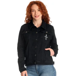 Dumbledore Wapen Denim Jas Zwart - Fantastic Beasts