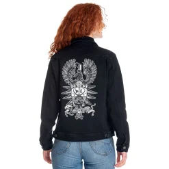 Dumbledore Wapen Denim Jas Zwart - Fantastic Beasts