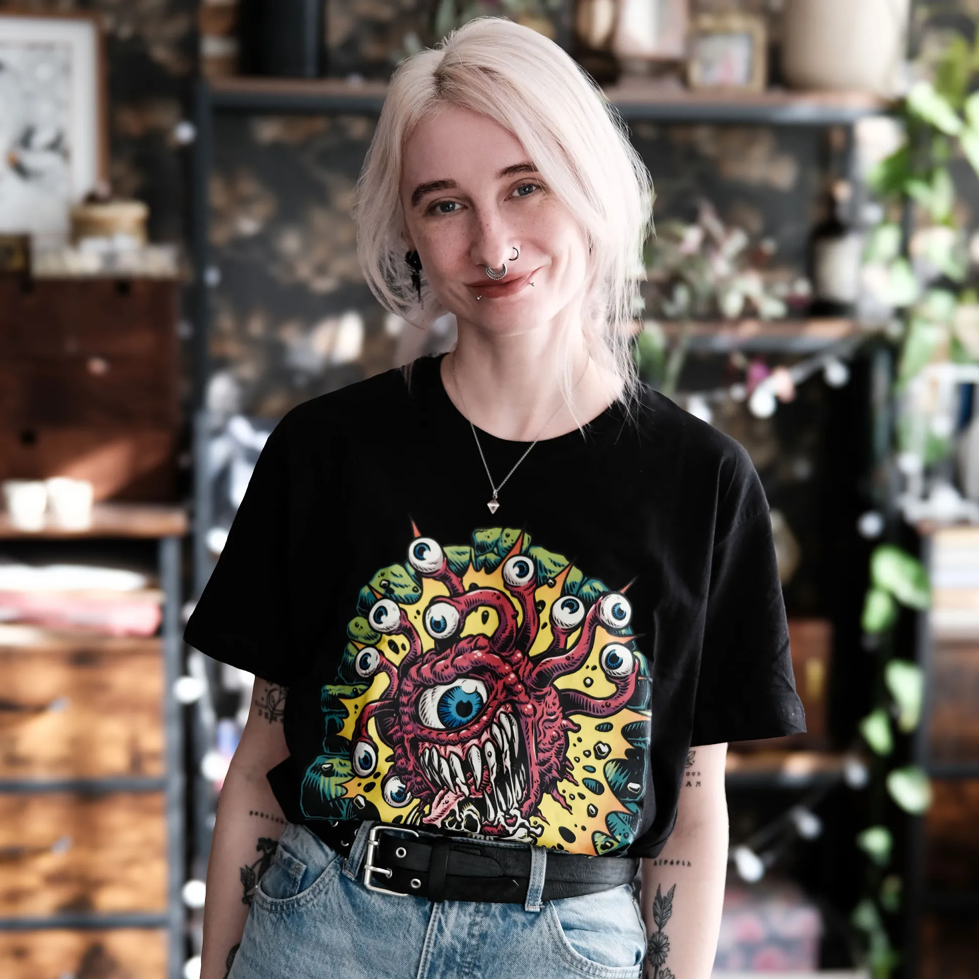 Dungeons & Dragons - Beholder T-Shirt zwart