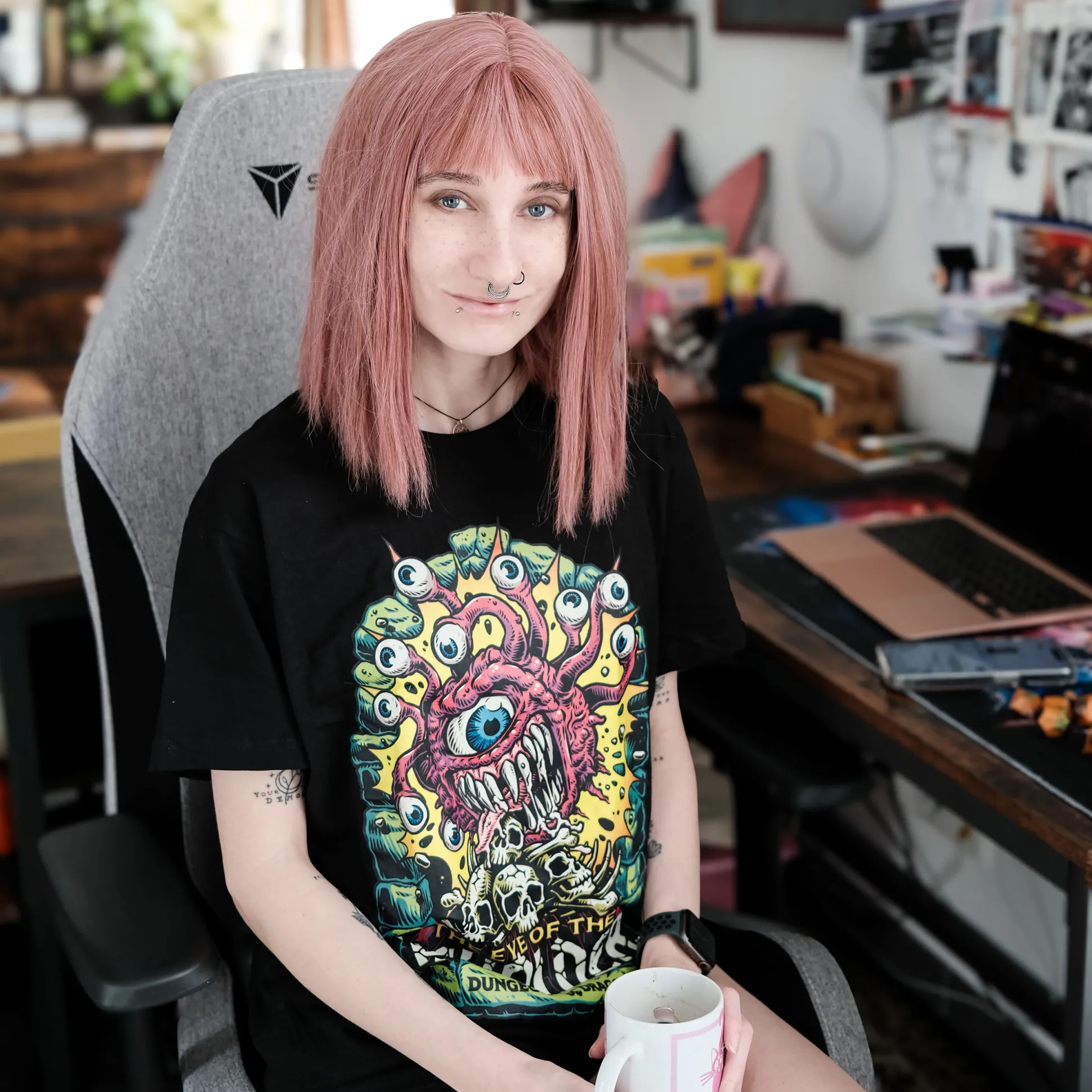 Dungeons & Dragons - Beholder T-Shirt zwart