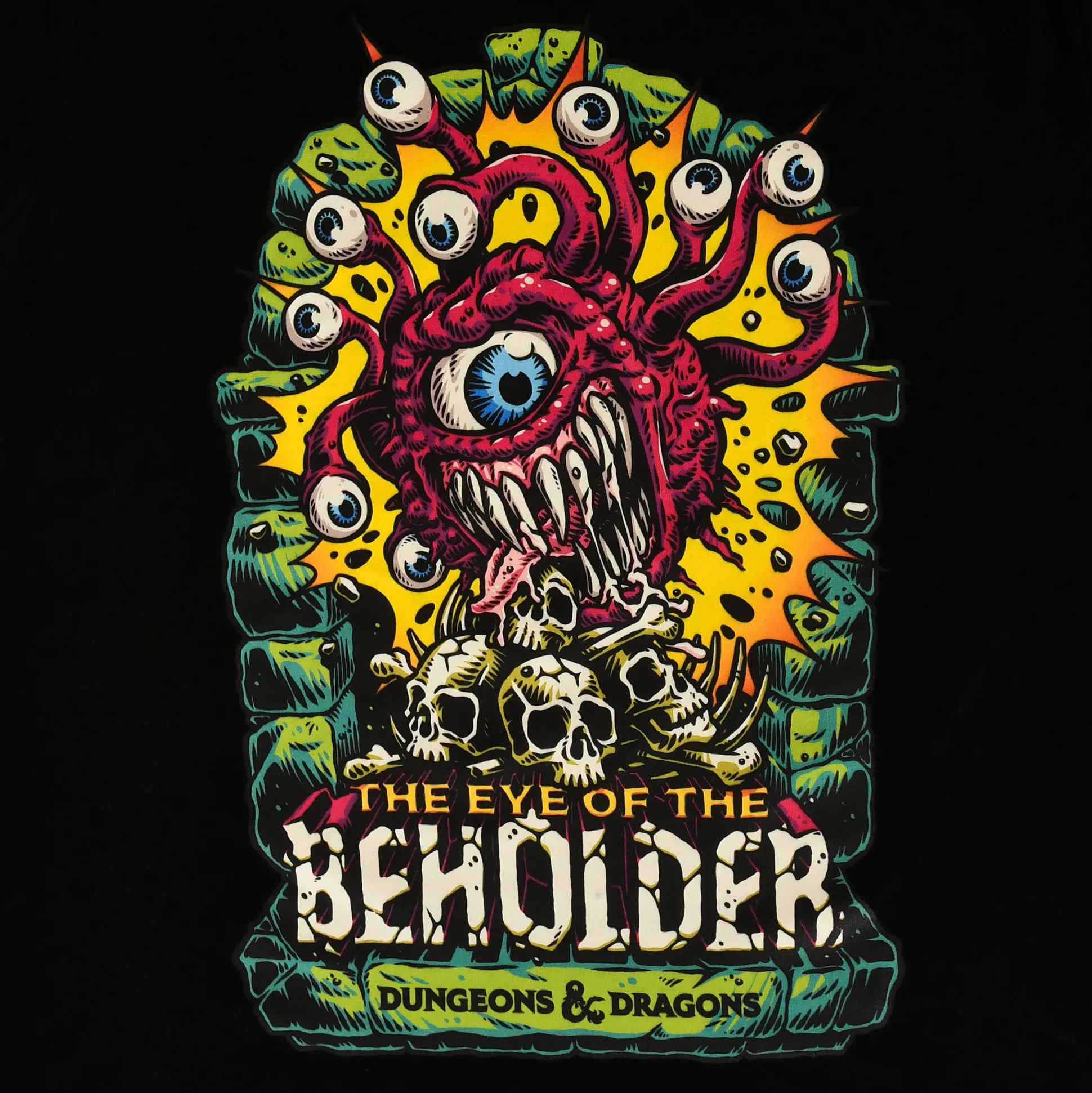 Dungeons & Dragons - Beholder T-Shirt zwart