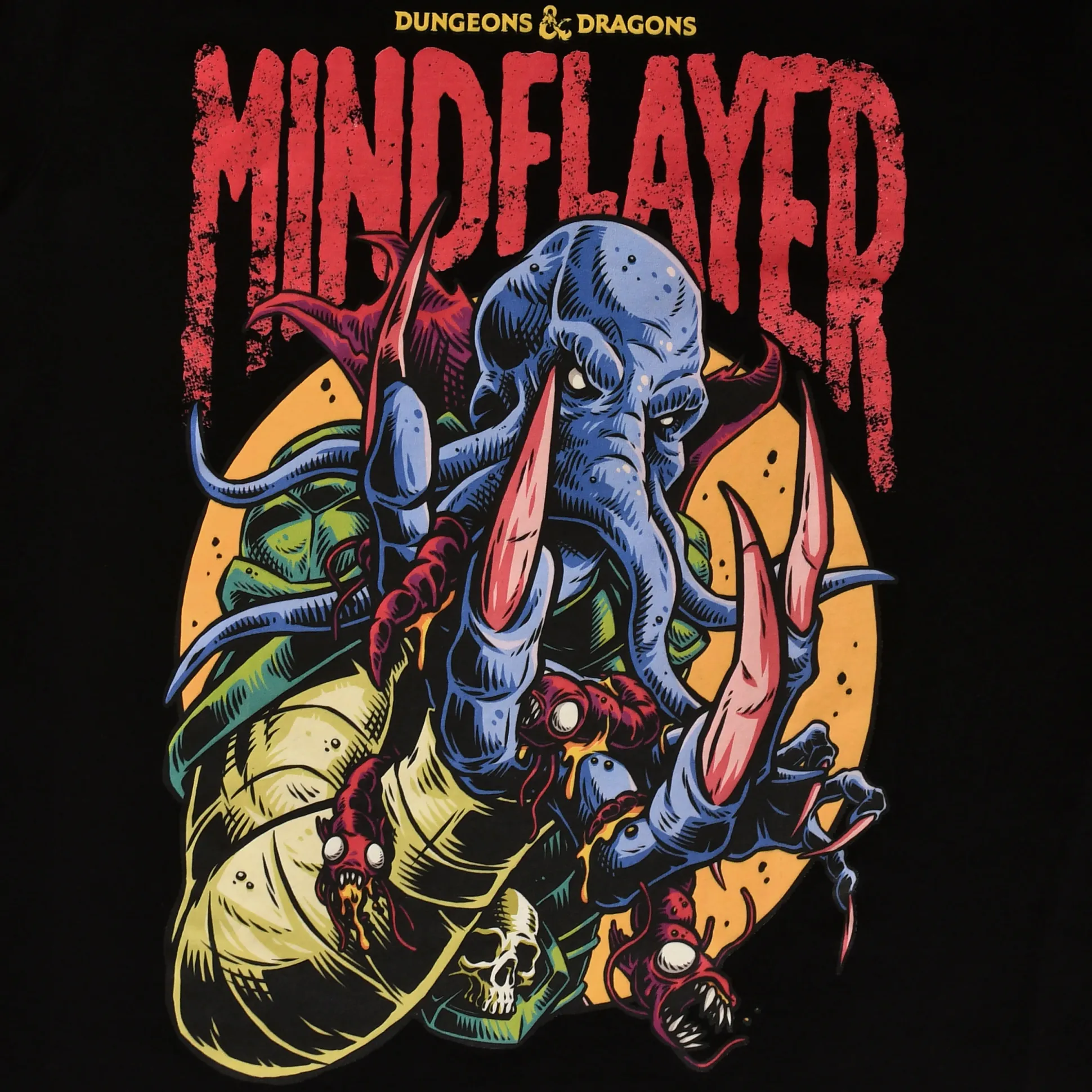 Dungeons & Dragons - Mindflayer T-shirt zwart