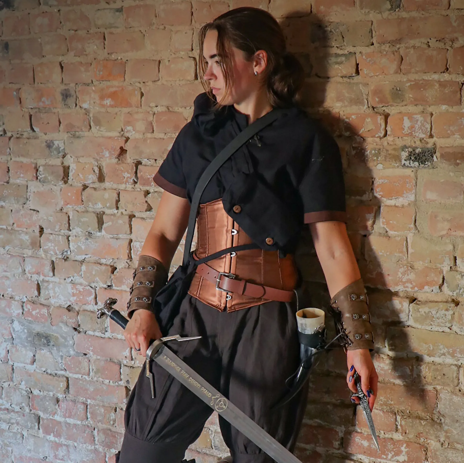 Dungeons & Dragons - Rogue Shirt zwart-bruin