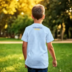 Elbenwald Festival Neko Kat T-Shirt Kinderen blauw