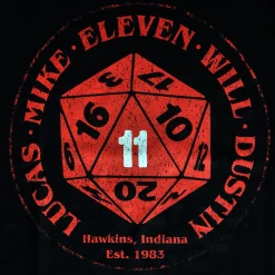 Eleven Dice T-Shirt voor Stranger Things Fans