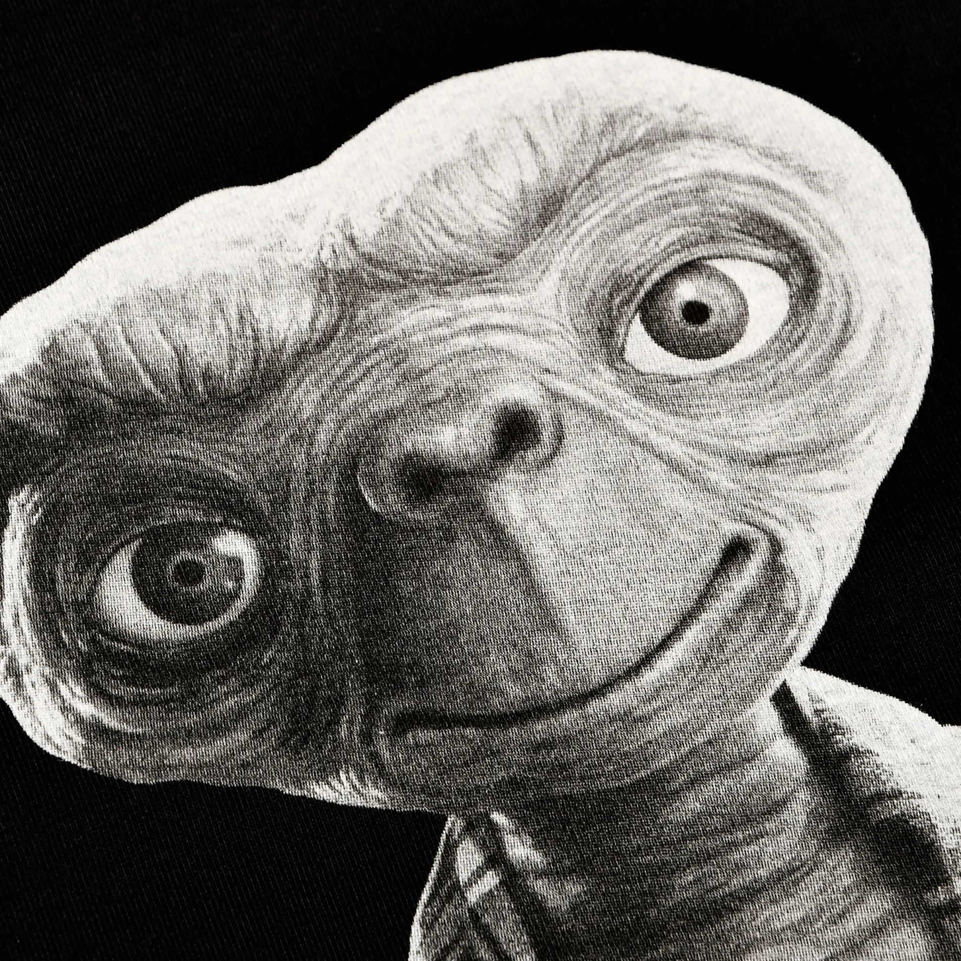 E.T. - Monochroom Personage T-shirt zwart