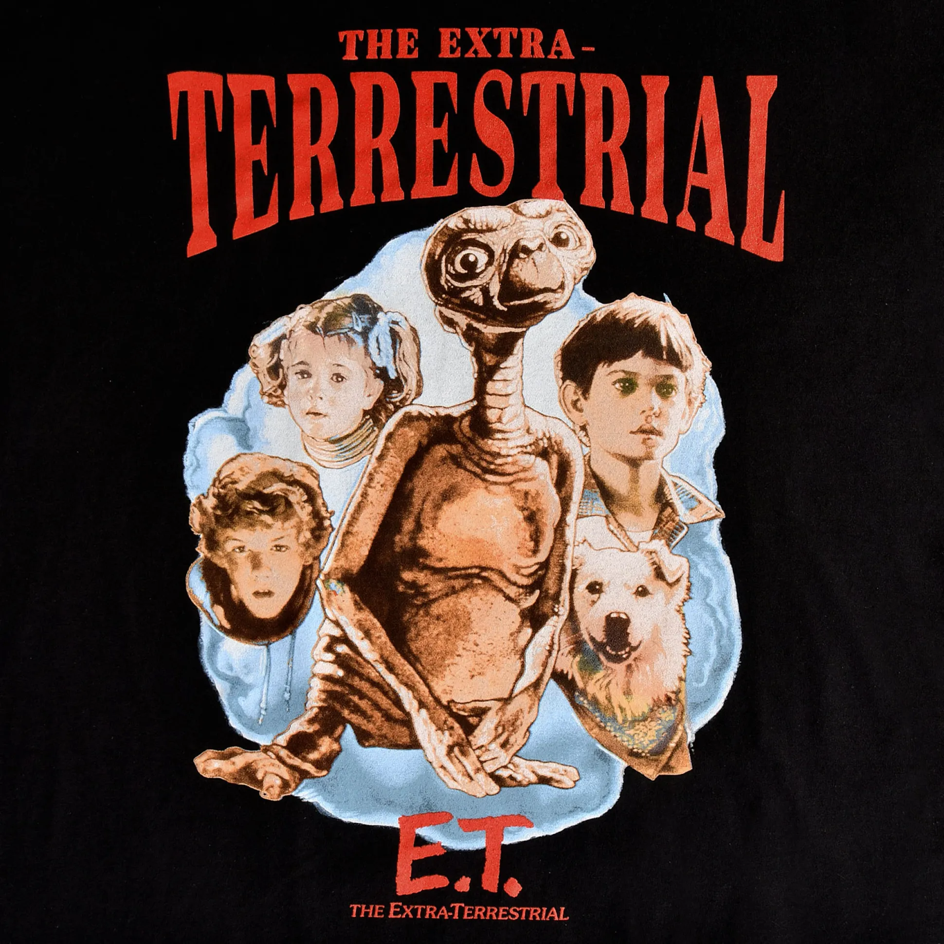 E.T. The Extra-Terrestrial T-Shirt zwart
