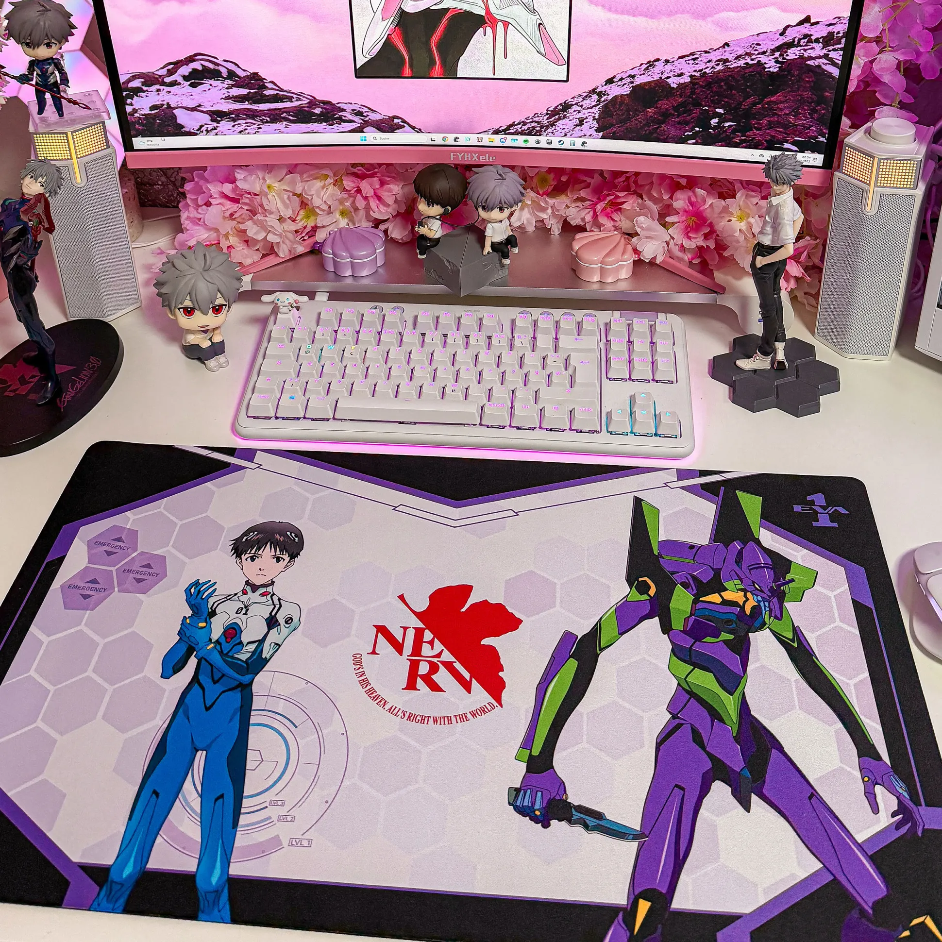 Evangelion - Shinji en Unit-01 muismat