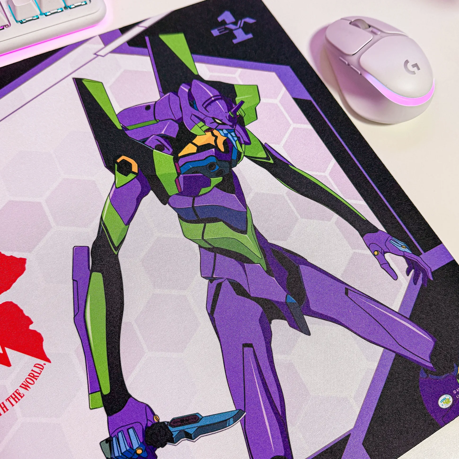 Evangelion - Shinji en Unit-01 muismat