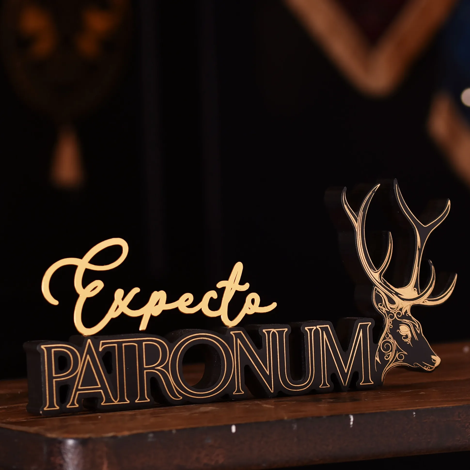 Expecto Patronum Houten Decoratiebord - Harry Potter