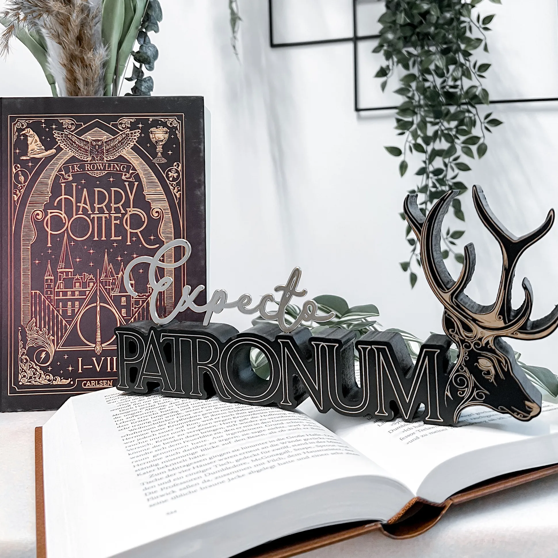 Expecto Patronum Houten Decoratiebord - Harry Potter