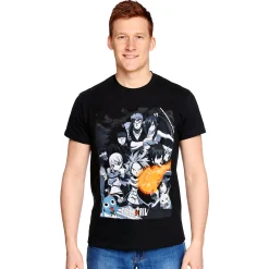 Fairy Tail - Team Attack T-shirt zwart