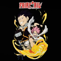Fairy Tail - The Dragon Search T-Shirt Zwart