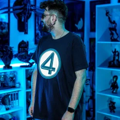 Fantastic Four - Embleem T-shirt blauw